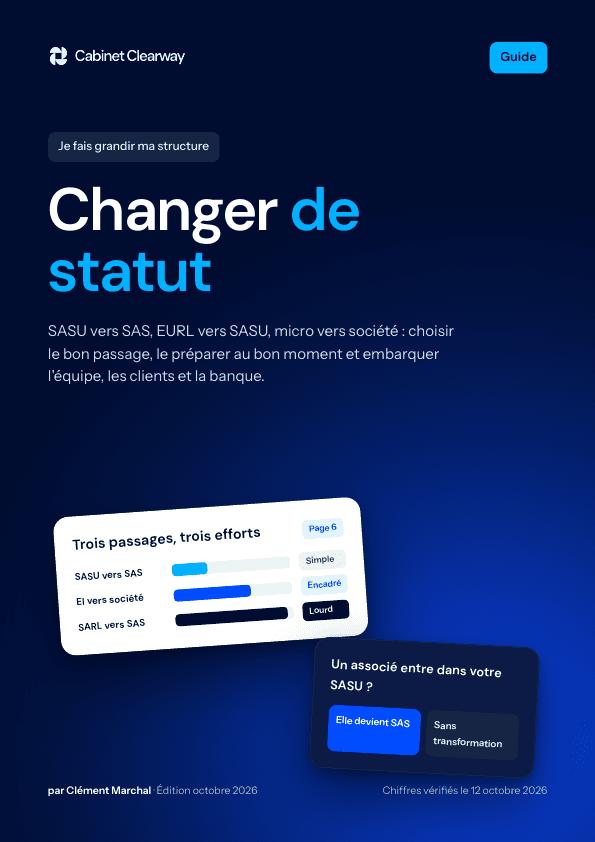 Couverture du guide « Changer de statut »