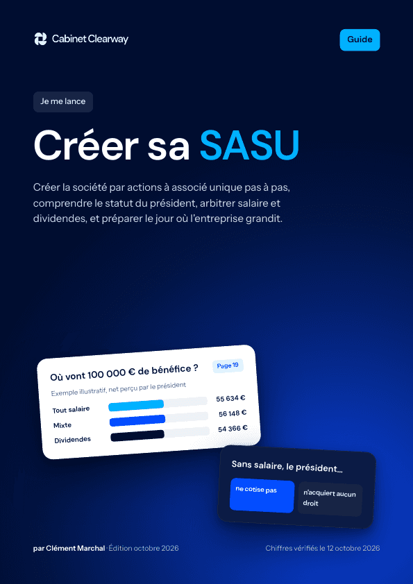 Couverture du guide « Créer sa SASU »